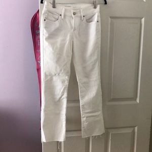 White flare leg jeans by Old Navy